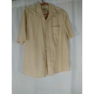 Men's Eddie Bauer Wrinkle Resistant Casual Short Sleeve Plaid Shirts size L